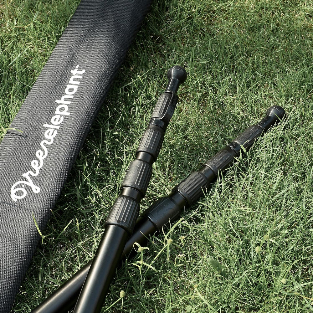 Green Elephant Camping Tarp Poles - Adjustable Aluminum Telescoping Tent Pole...