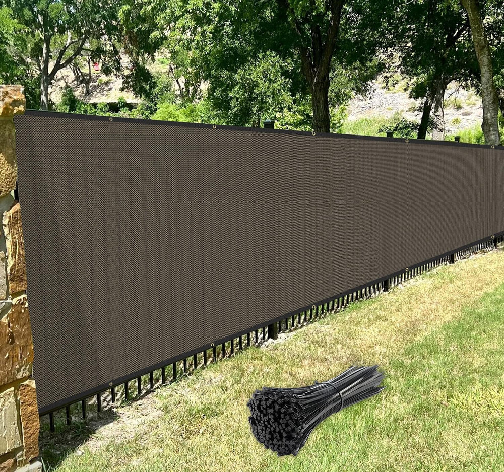 Windscreen4less Privacy Fence Screen 8' x 50' Heavy Duty Windscreen F...