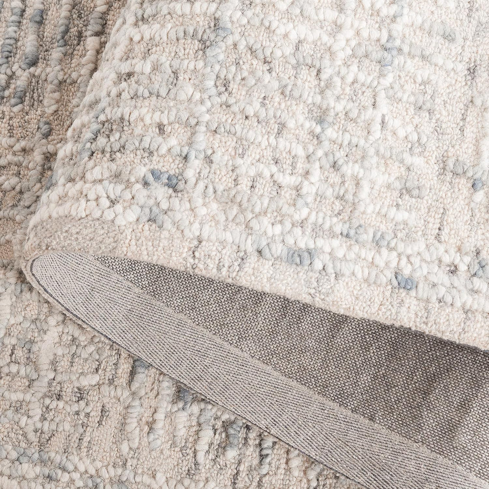 SAFAVIEH Area Rug 8x10 - Abstract Collection - Large - Light Blue & Ivory...
