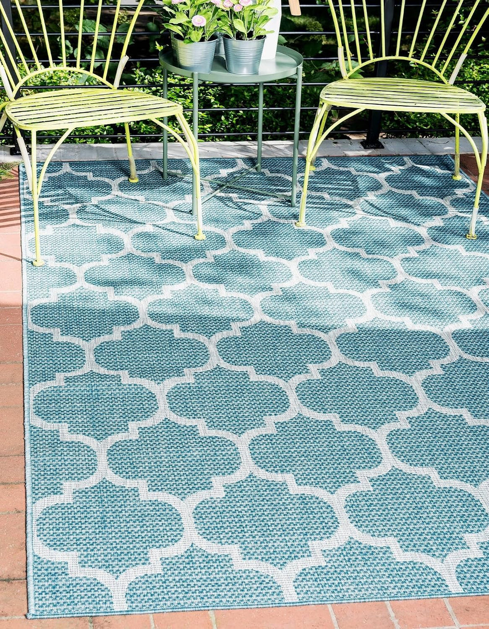 Unique Loom Outdoor Trellis Collection Area Rug (4' 1" x 6' 1&qu...