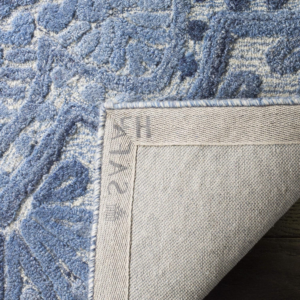 SAFAVIEH Marquee Collection Area Rug - 10' x 14', Blue & Ivory, H...