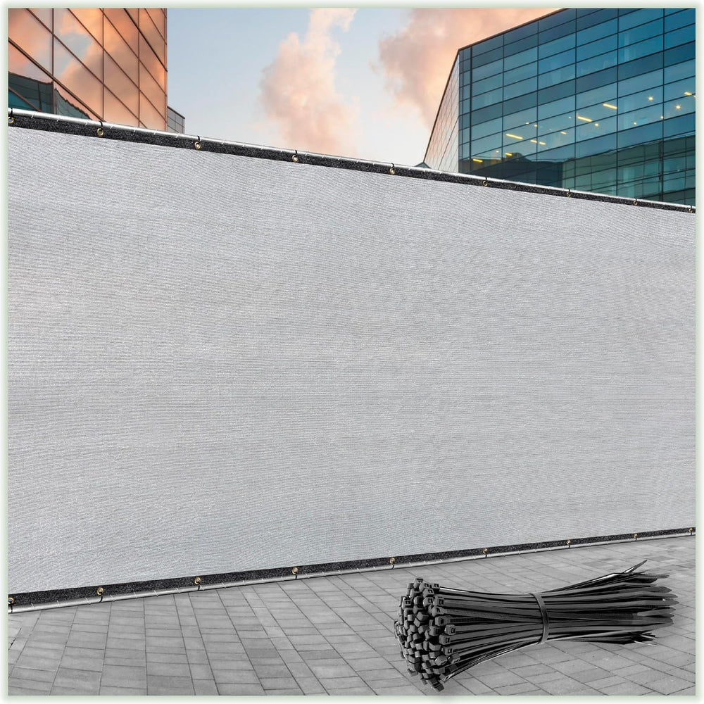ColourTree Customized Size Fence Screen Privacy Screen Grey 8' x 29' ...