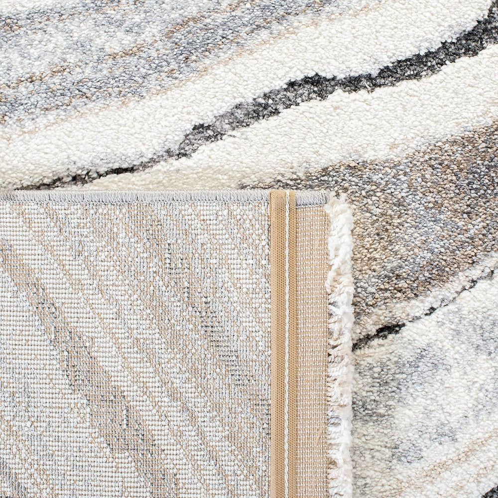 SAFAVIEH Cyrus Shag Collection Area Rug - 9' x 12', Ivory & Grey,...