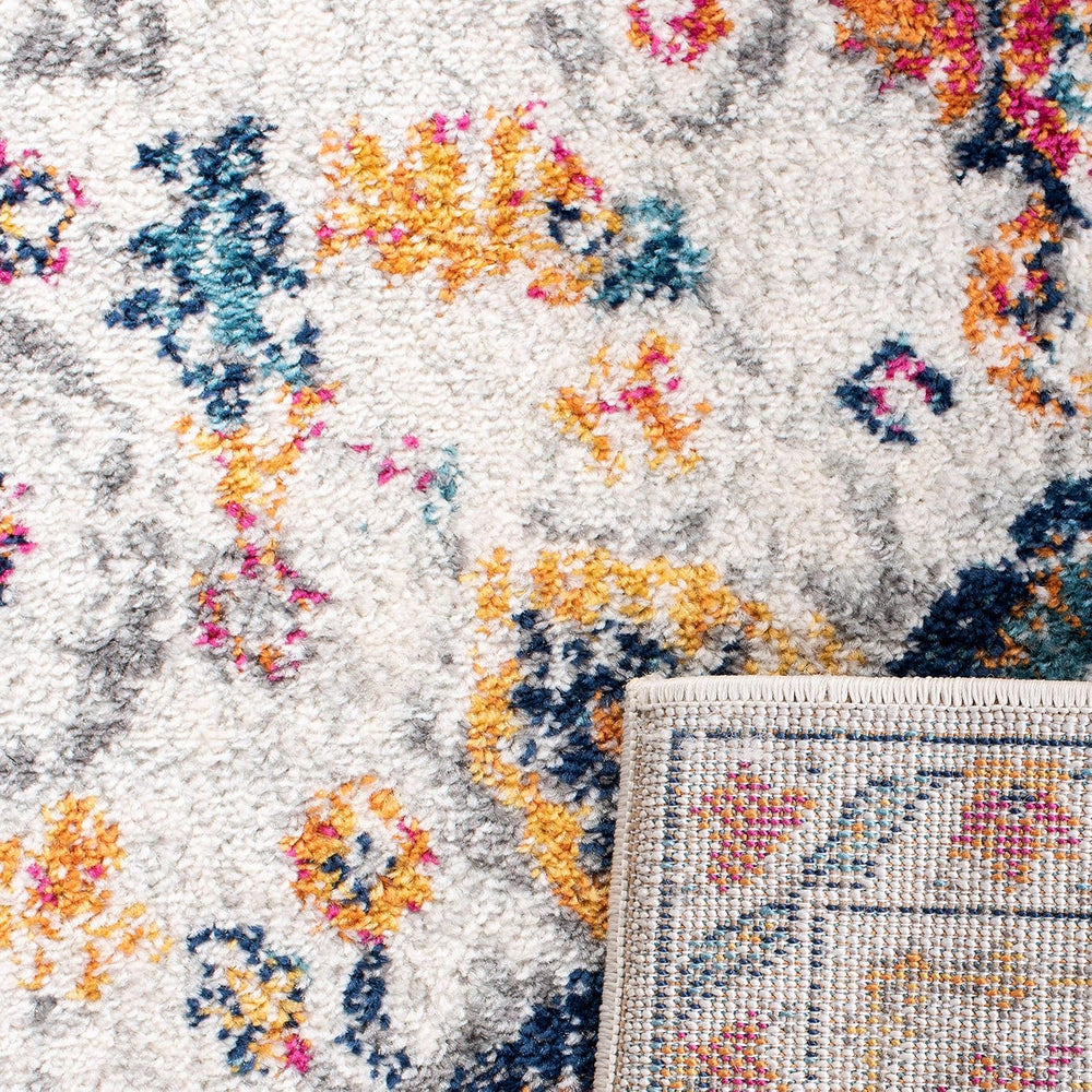 SAFAVIEH Madison Area Rug 8x10, Large Fuchsia & Ivory MAD603R