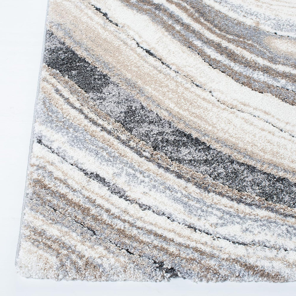 SAFAVIEH Cyrus Shag Collection Area Rug - 9' x 12', Ivory & Grey,...