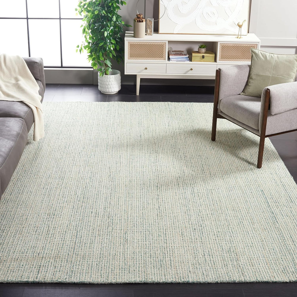 SAFAVIEH Abstract Collection Area Rug - 10' x 14', Green & Ivory,...