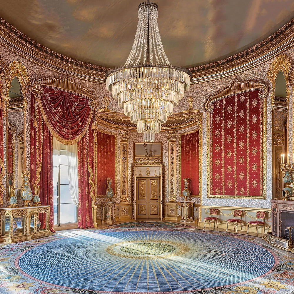 TOCHIC French Empire Crystal Chandelier 34" W Large High Ceiling Chandelier