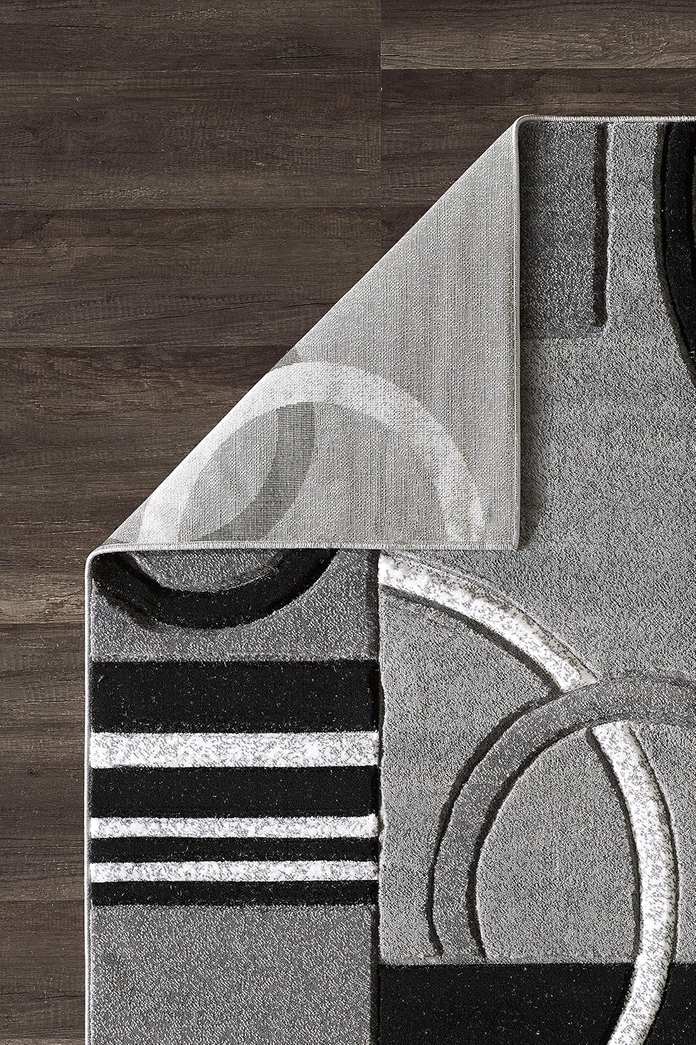 GLORY RUGS Area Rug Modern Soft Hand Carved Contemporary Floor Carpet with Pr...