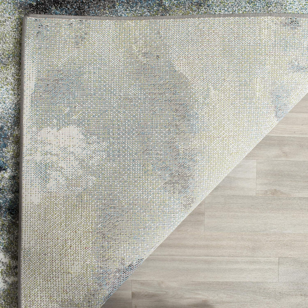 SAFAVIEH Glacier Collection Runner Rug - 2'3" x 6', Blue & M...