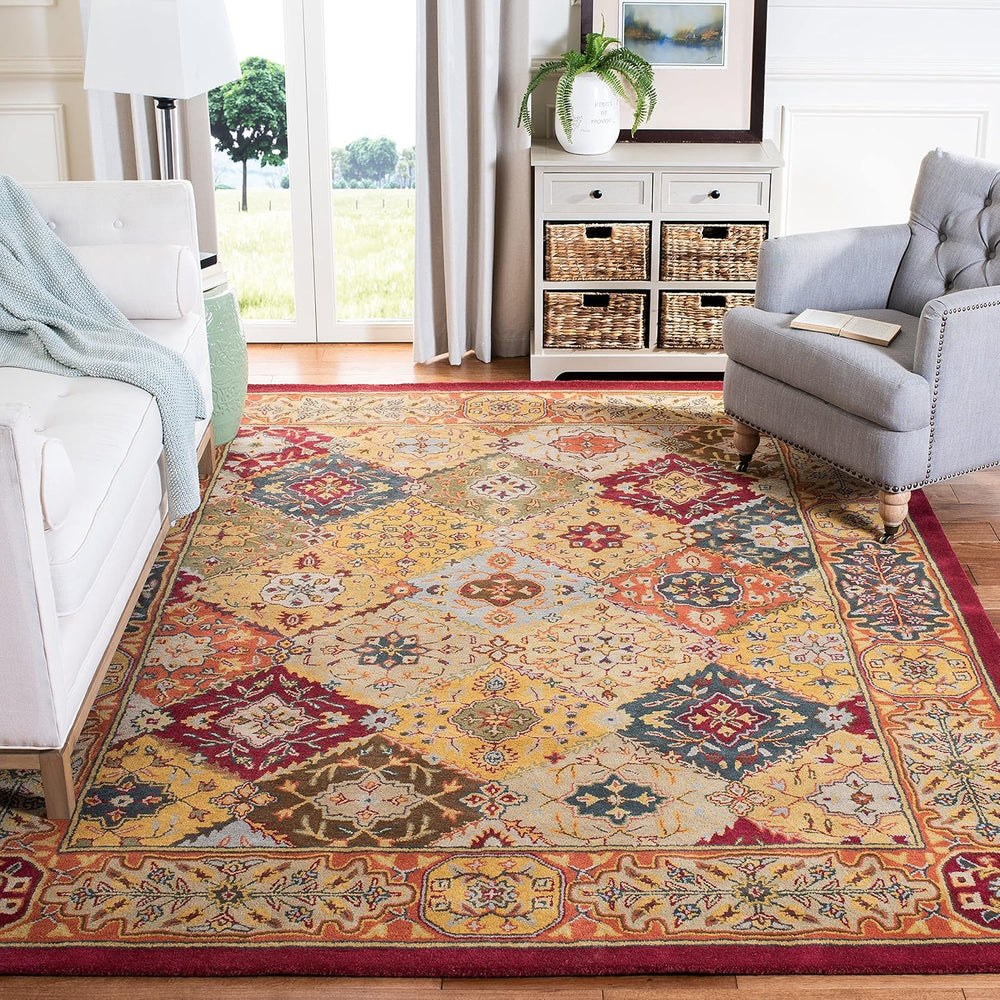 SAFAVIEH Heritage Collection X-Large Area Rug - 12' x 15', Multi &...