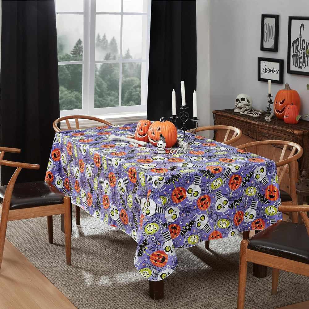 Newbridge Halloween Ghoulish Gang 60 x 120 Inch Rectangle Vinyl Tablecloth