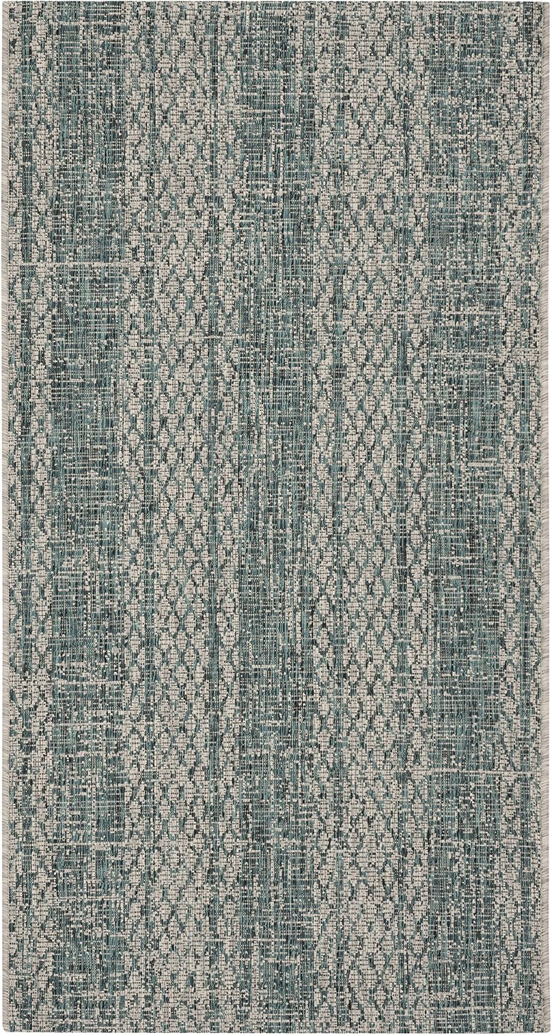 SAFAVIEH Washable Rug Outdoor Courtyard Collection - 2'7" x 5', ...