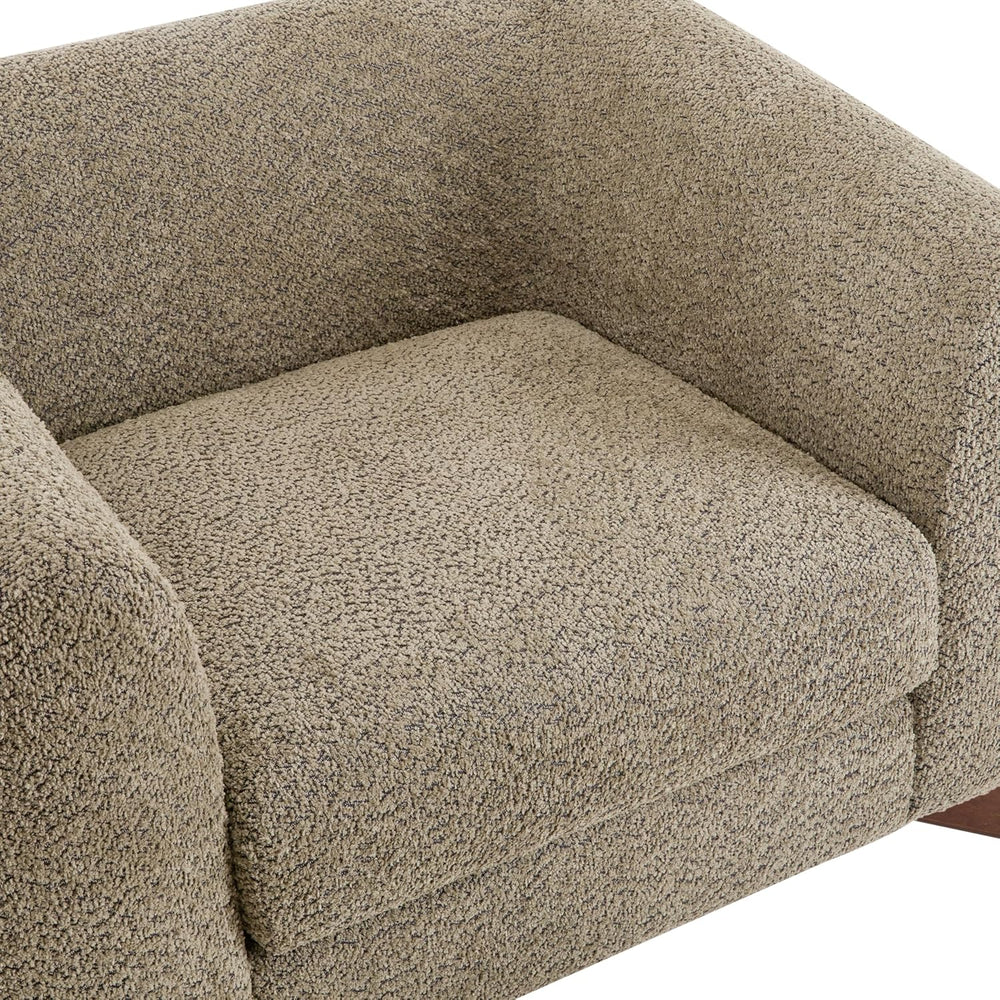 Christopher Knight Home Holly Modern Boucle Fabric Upholstered Club Chair for...