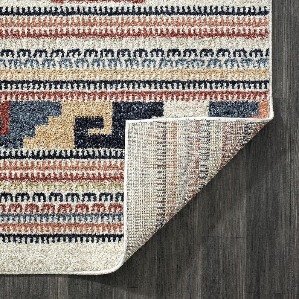 Abani Multicolor Southwestern Design 2'6" x 6' (3x6) Area Rug - ...