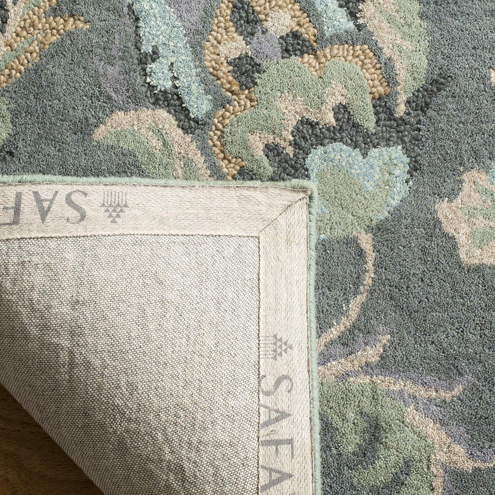 SAFAVIEH Jardin Collection Area Rug - 10' x 14', Grey & Multi, Fl...