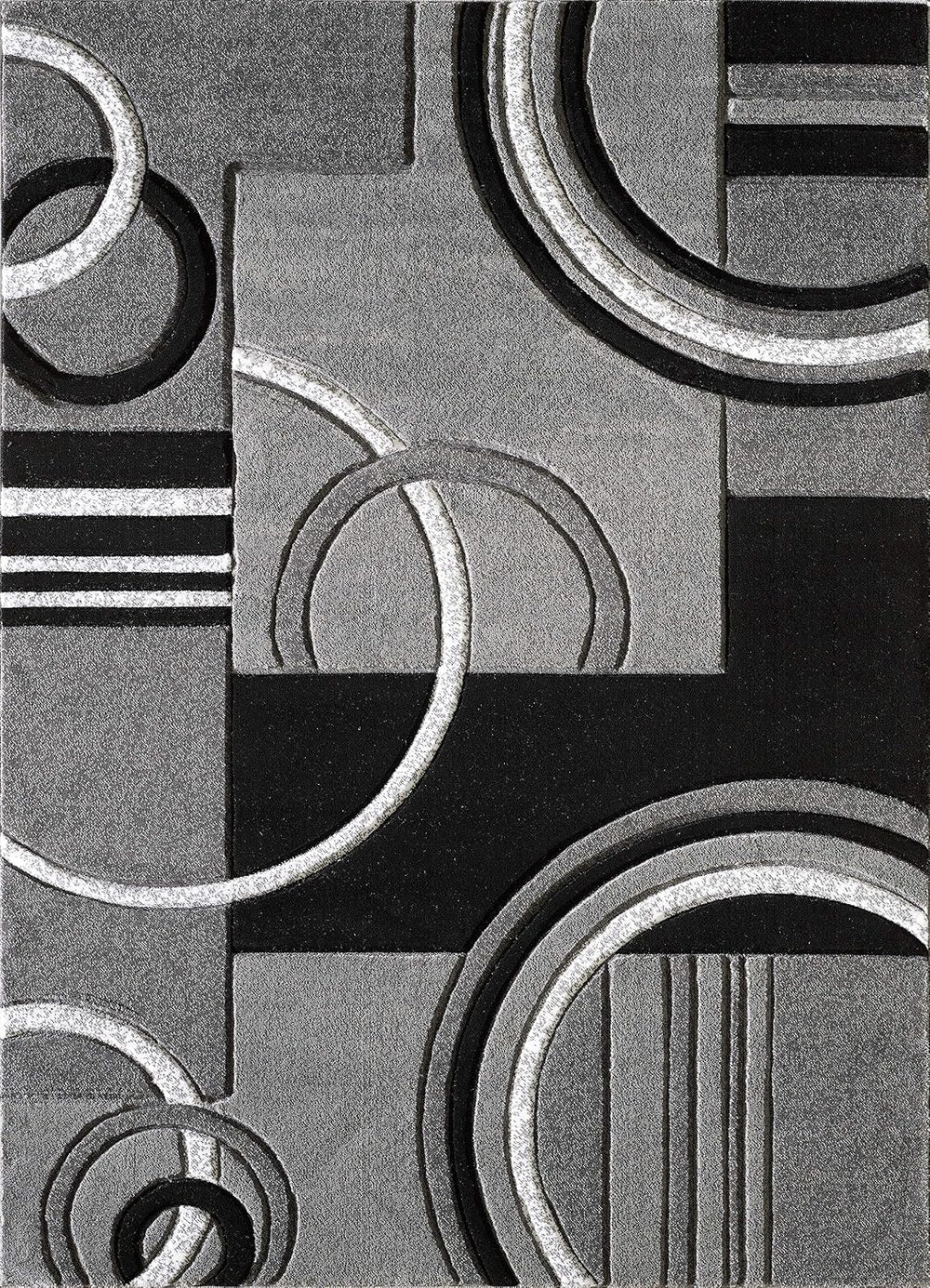 GLORY RUGS Area Rug Modern Soft Hand Carved Contemporary Floor Carpet with Pr...