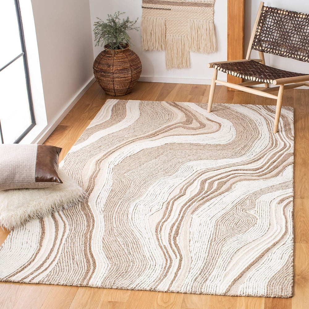 SAFAVIEH Fifth Avenue Collection Accent Rug - 3' x 5', Beige & Iv...