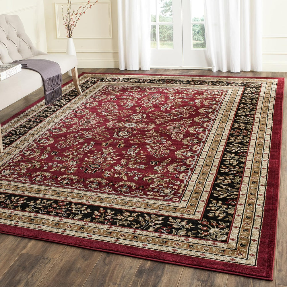 SAFAVIEH Area Rug 9x12 - Lyndhurst Collection - Large - Red & Black, Trad...