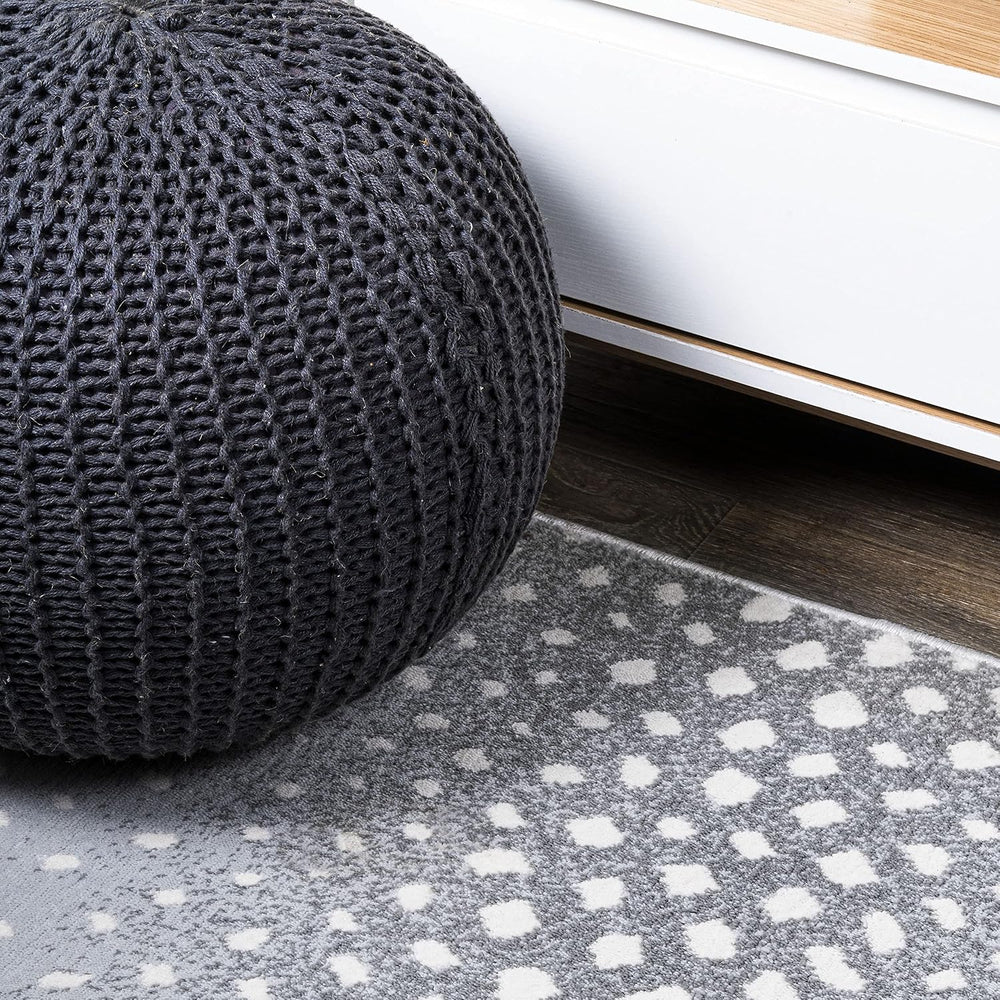 JONATHAN Y Antelope Modern Light Gray/Cream Indoor Area Rug, 8x10, Animal Pri...