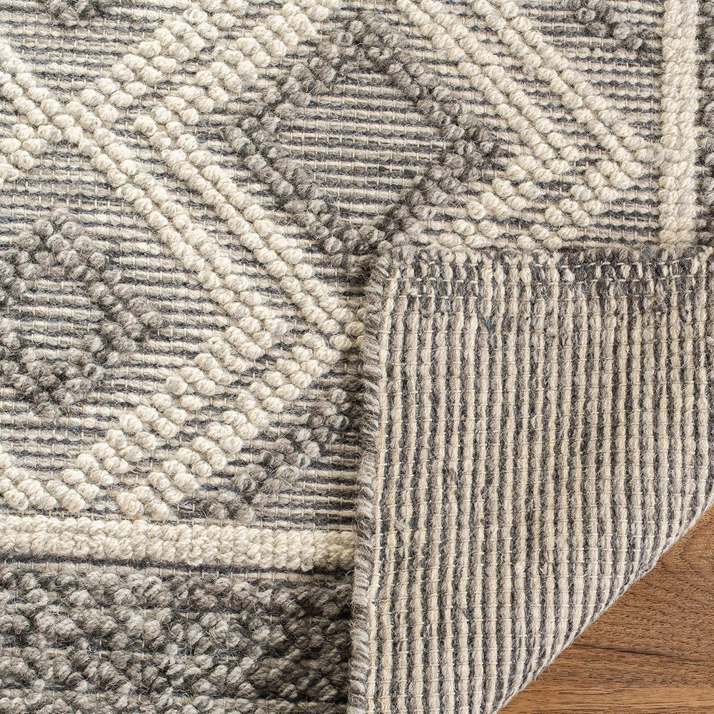 SAFAVIEH Vermont Collection Runner Rug - 2'3" x 8', Grey & I...