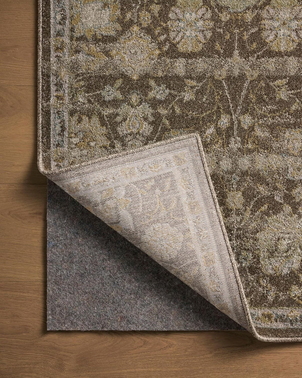 Loloi Magnolia Home Mona Bark/Natural 2'-6" x 4'-0" Accent Rug