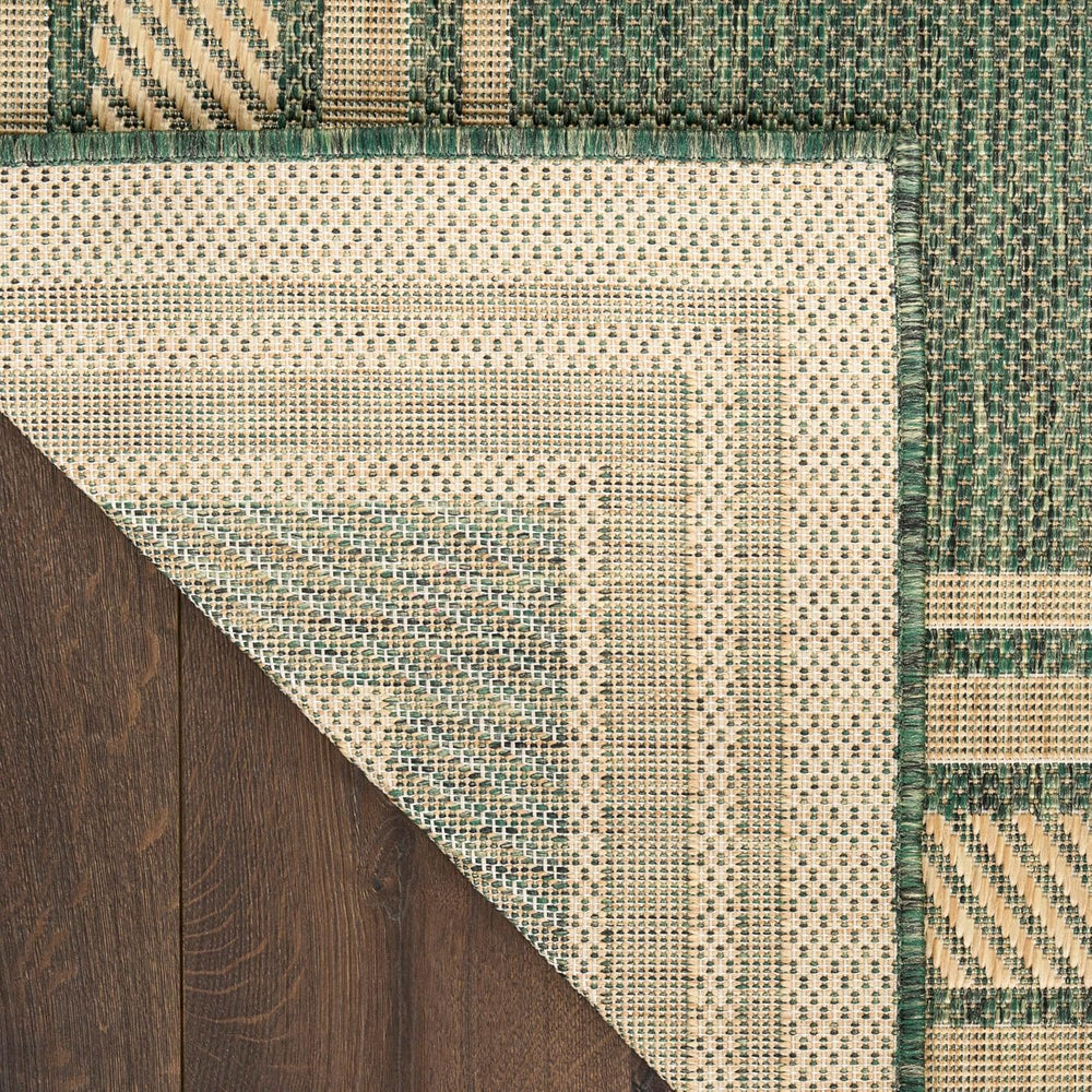 Nourison Home Horizon Indoor/Outdoor Green 9' x 12' Area Rug - Easy C...