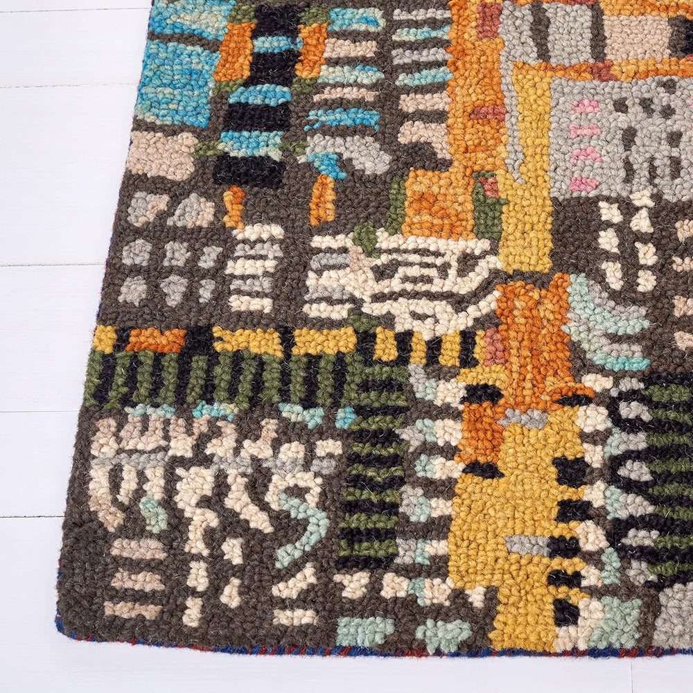 SAFAVIEH Aspen Collection X-Large Area Rug - 11' x 15', Ivory & B...
