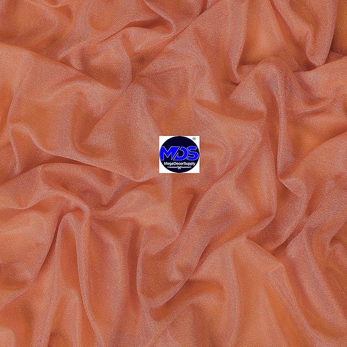 MDS Halloween Chiffon Draping Fabric - 2 Panel, 30" Wide x 50ft Long - S...