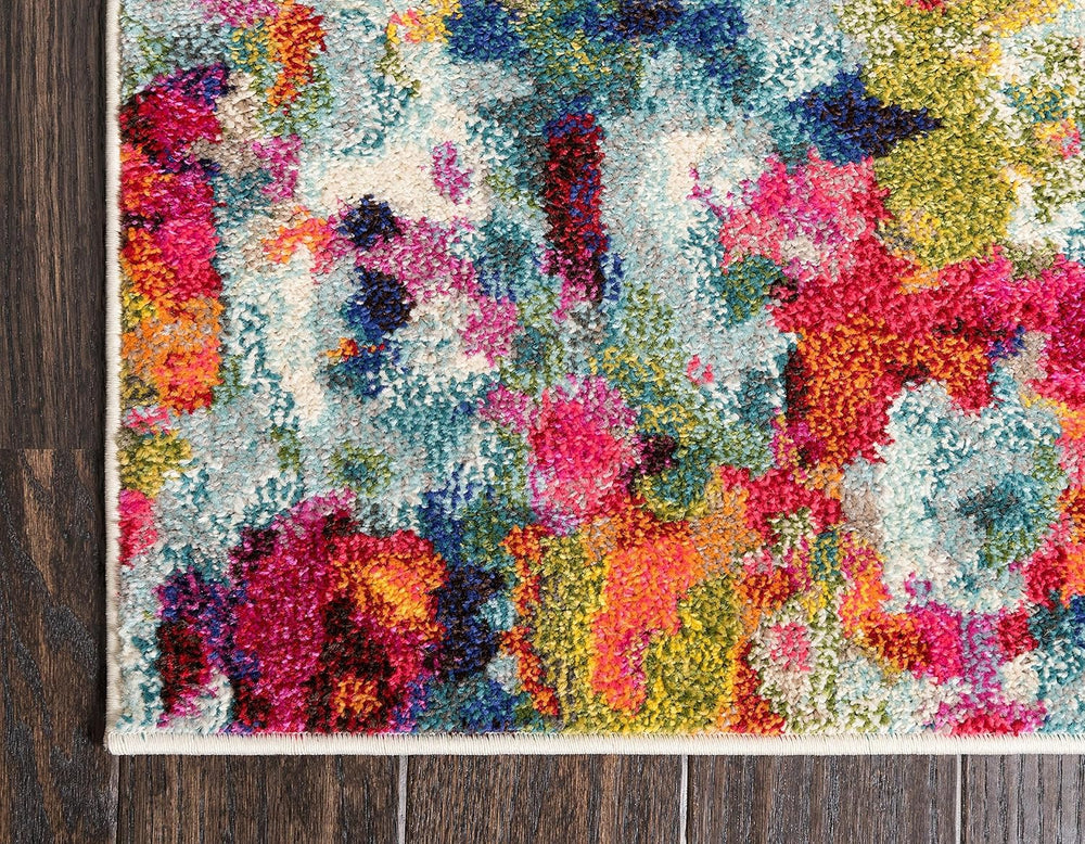 Unique Loom Chromatic Collection Area Rug - Joyous (4' 1" x 6' 1...