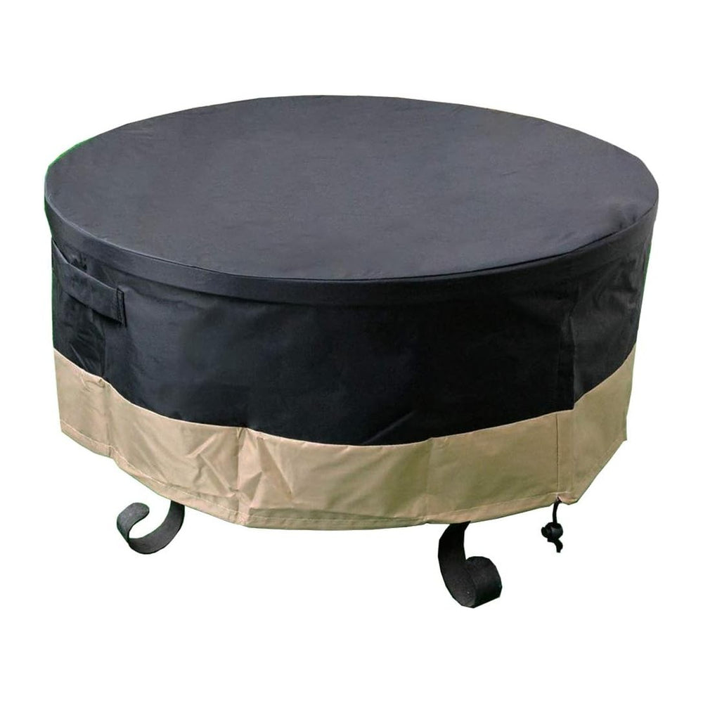 60” Heavy Duty Round Fire Pit/Table Cover,All weather Resistant, 60"DX24...