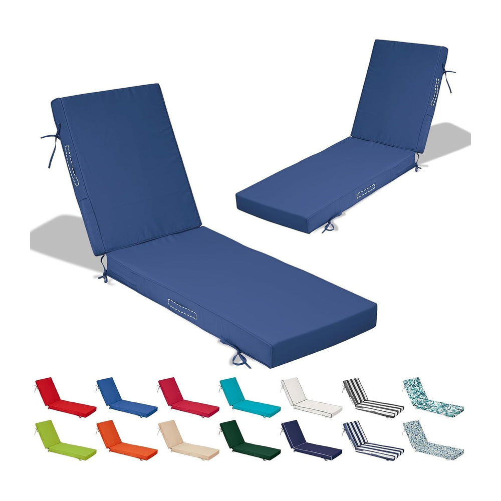 72x21x4in Lounge Cushions for Outdoor Furniture,Outdoor Lounge Chair Cushions...