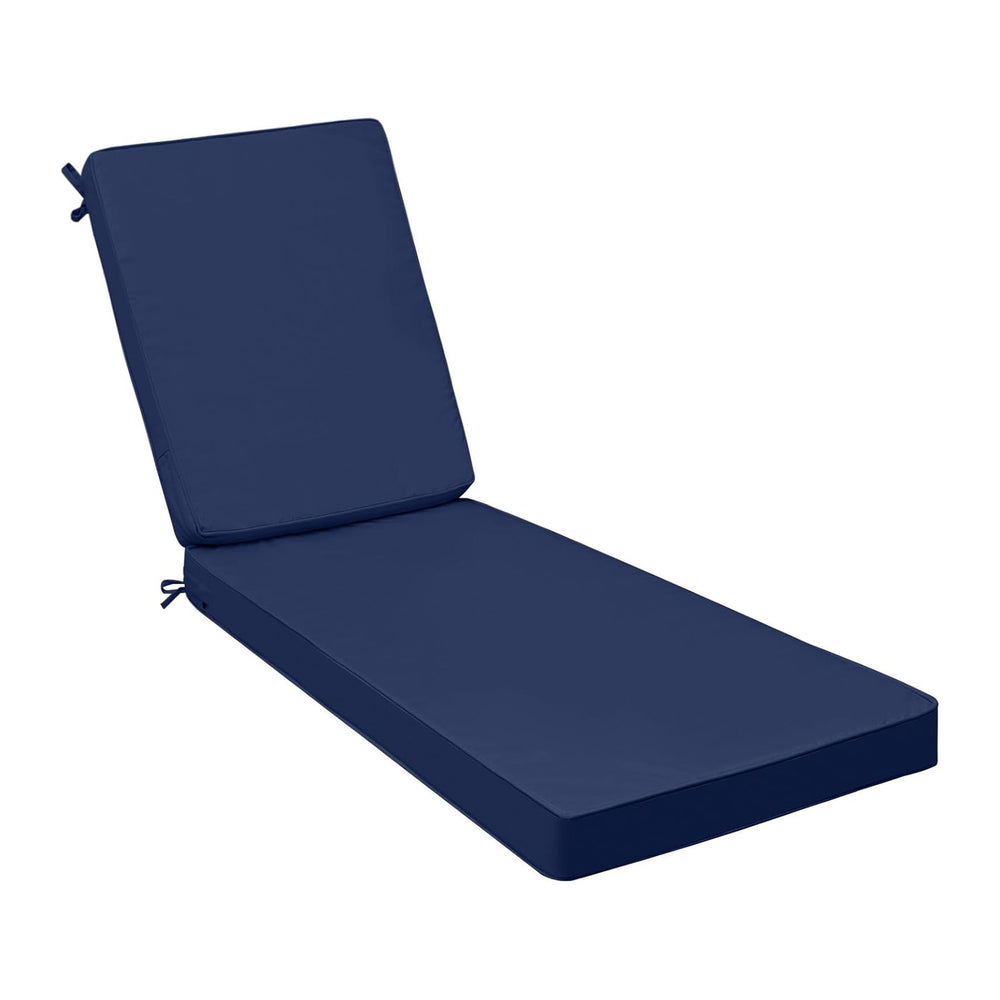AAAAAcessories Outdoor Chaise Lounge Cushions, 72 x 21 x 3 in, Set of 1
