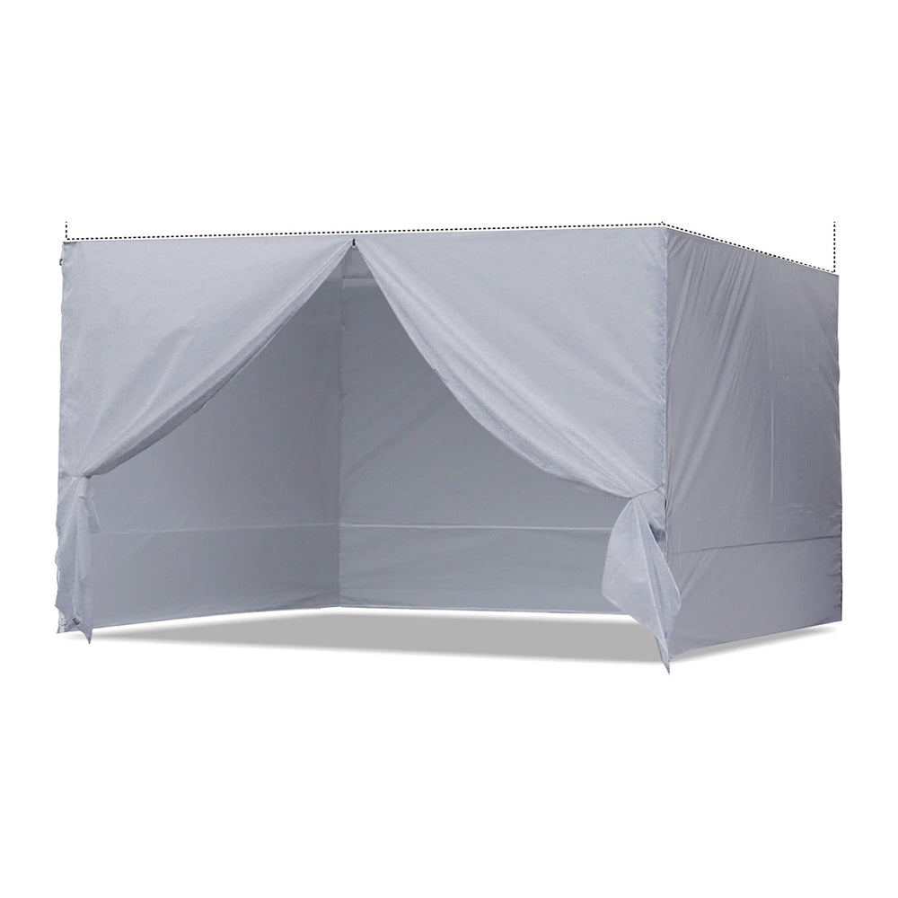 ABCCANOPY Canopy Side Wall Set 10x10,4 Walls Only No Frame and Top Gray