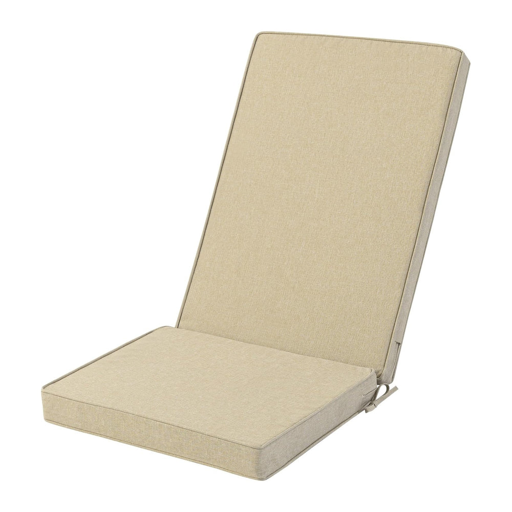 Adirondack Chair Cushion - Removable Cover, Water-Repellent & Fade-Resist...