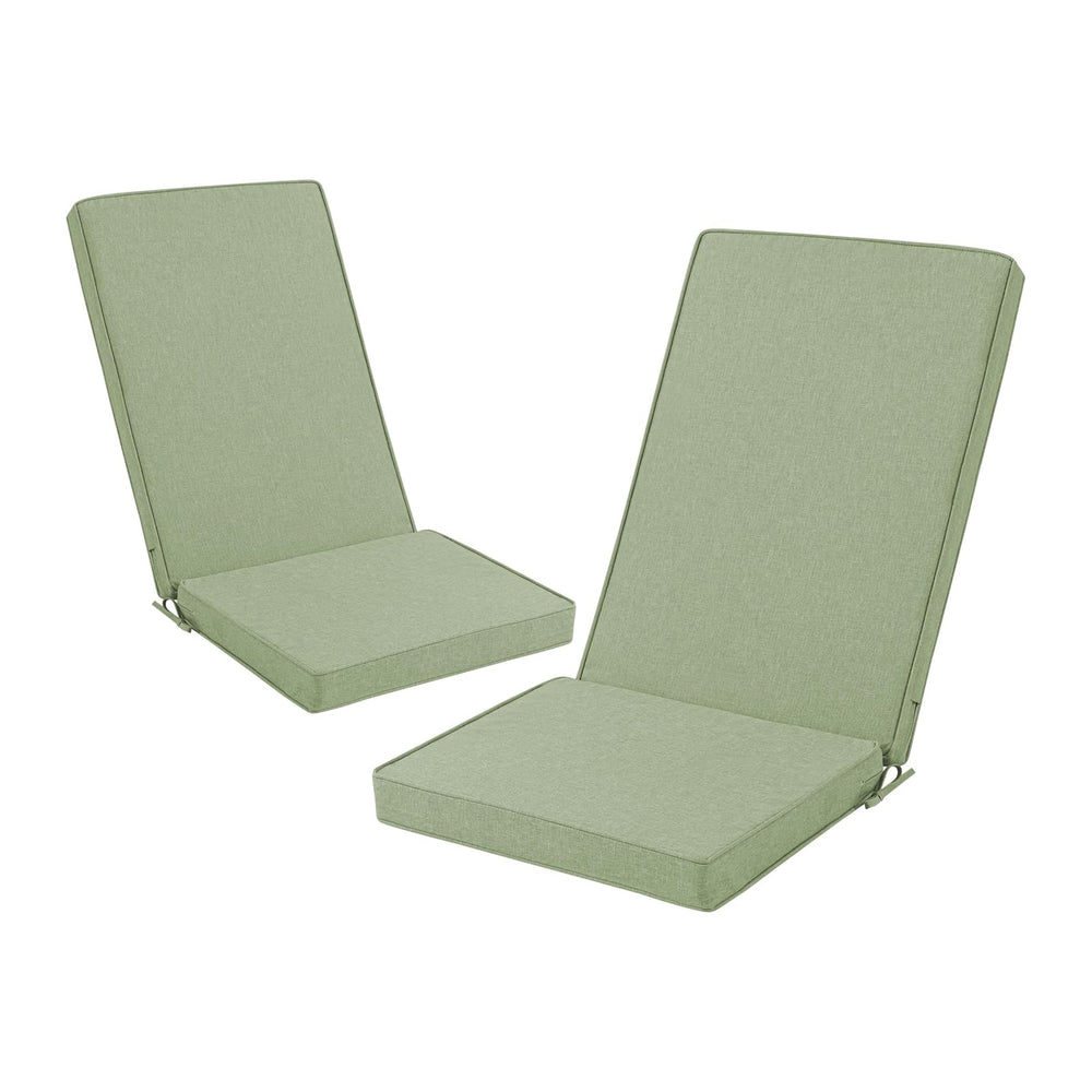 Adirondack Chair Cushions Set of 2 - Removable Covers, Water-Repellent & ...