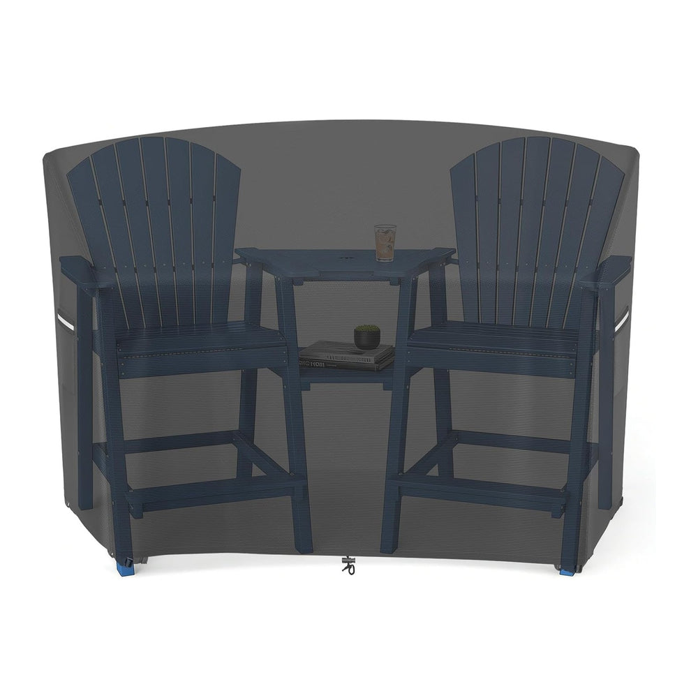 AKEfit Tall Adirondack Chairs Set Cover, 600D Oxford Fabric Adirondack Chair ...