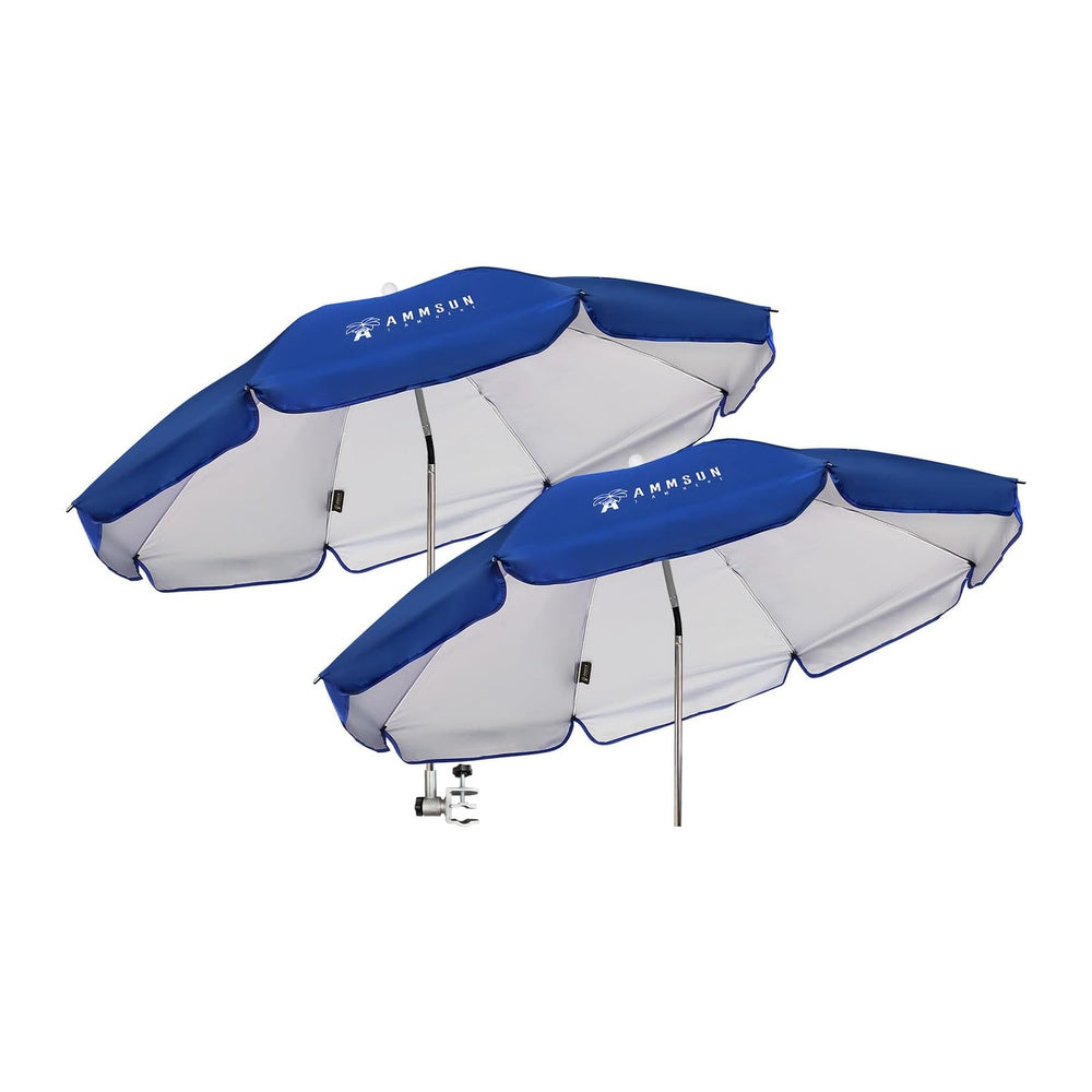 AMMSUN Chair Umbrella with Universal Clamp Adjustable 47 inches and 360° Swiv...