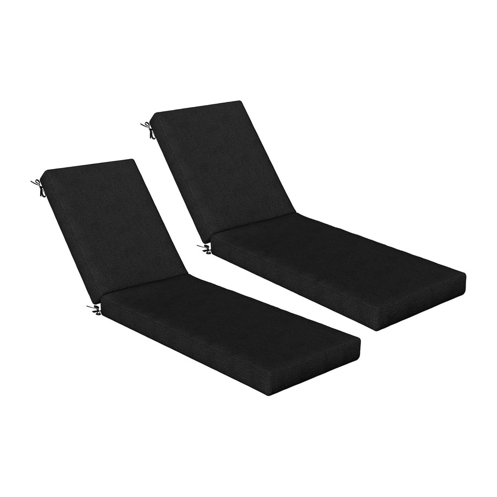 Aoxun Outdoor Chaise Lounge Cushion Set of 2, Waterproof Fade Resistant Patio...