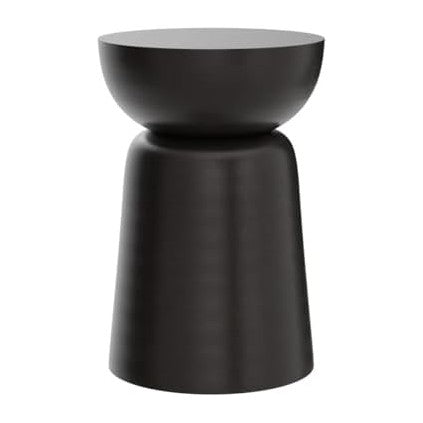 BIRDROCK HOME Metal Decorative Garden Stool and Outdoor Accent Side Table - M...