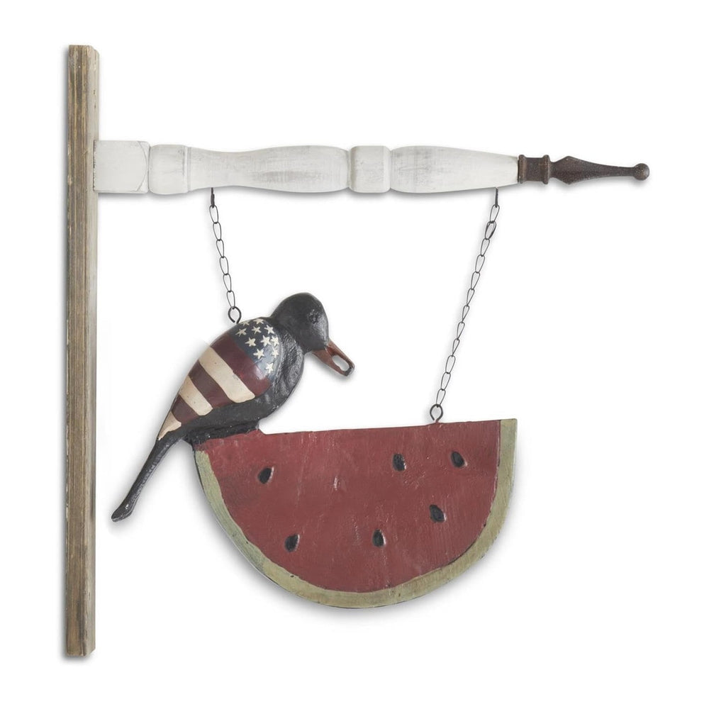 Black Americana Crow on Watermelon Arrow Replacement