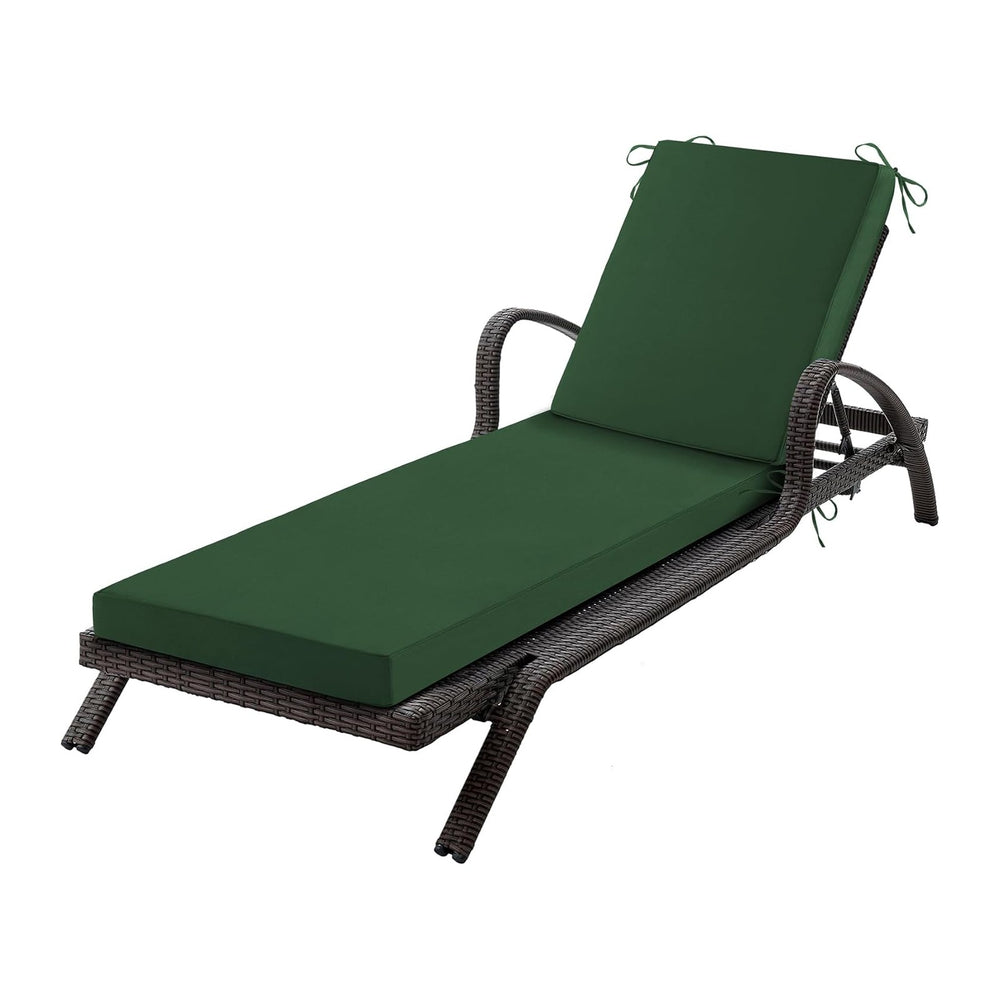 Chaise Lounge Cushions Outdoor, 72x 21x 3 Inch Waterproof & Fade-Resistan...