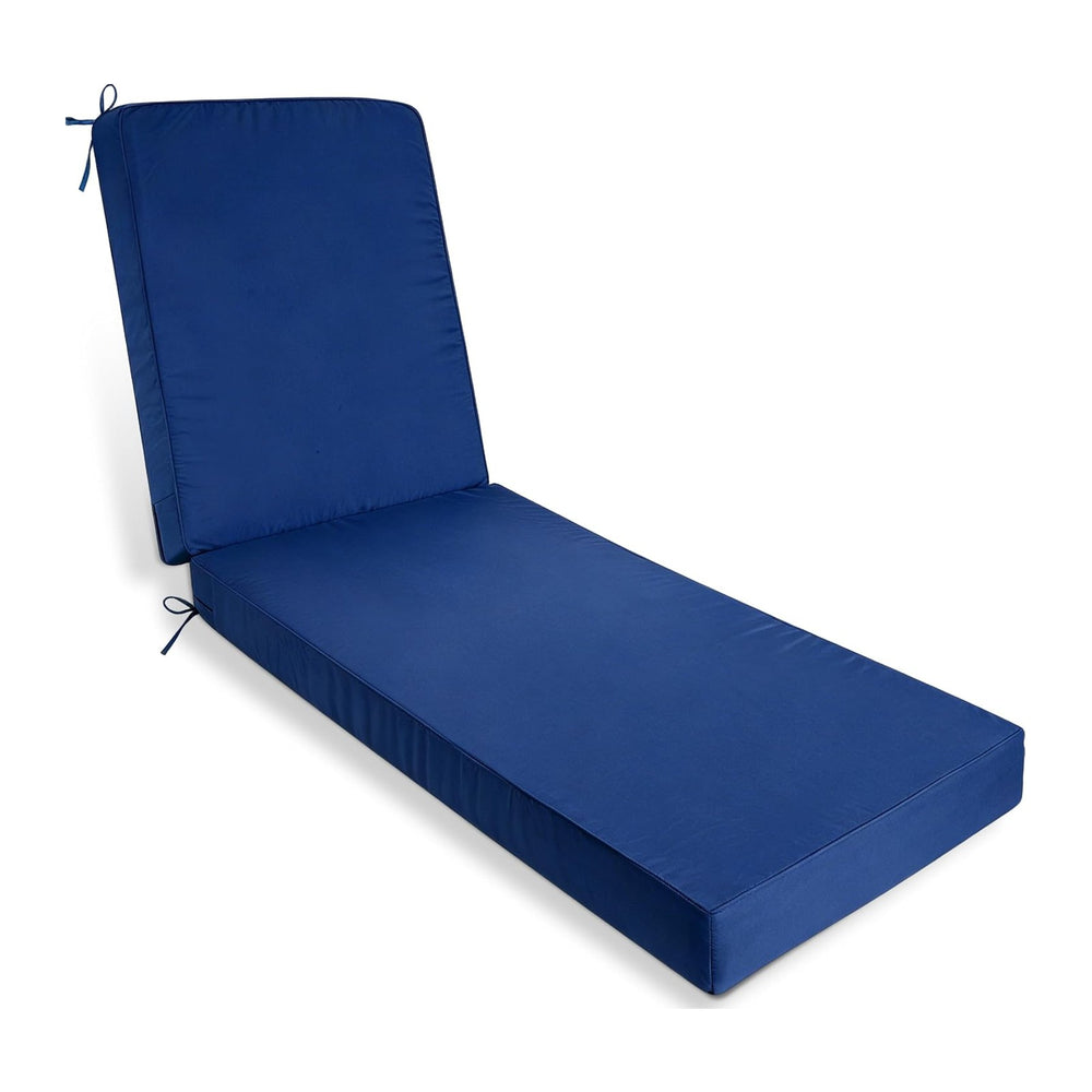 Chaise Lounge Cushions Outdoor 72x21x3.5 Inch, Waterproof and Fade Resistant ...