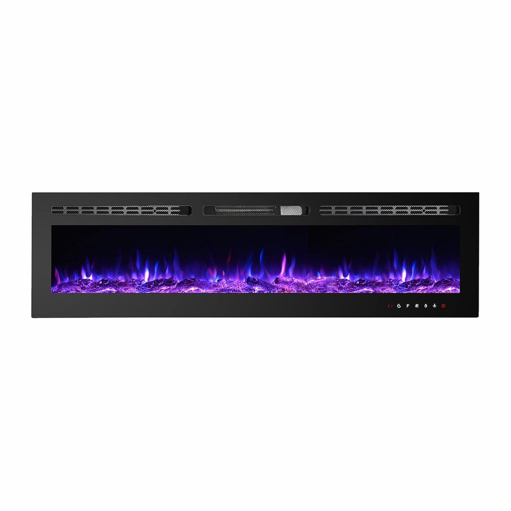 CharaVector 60 inch 750W/1500W Electric Fireplace Inserts with Remote Control...