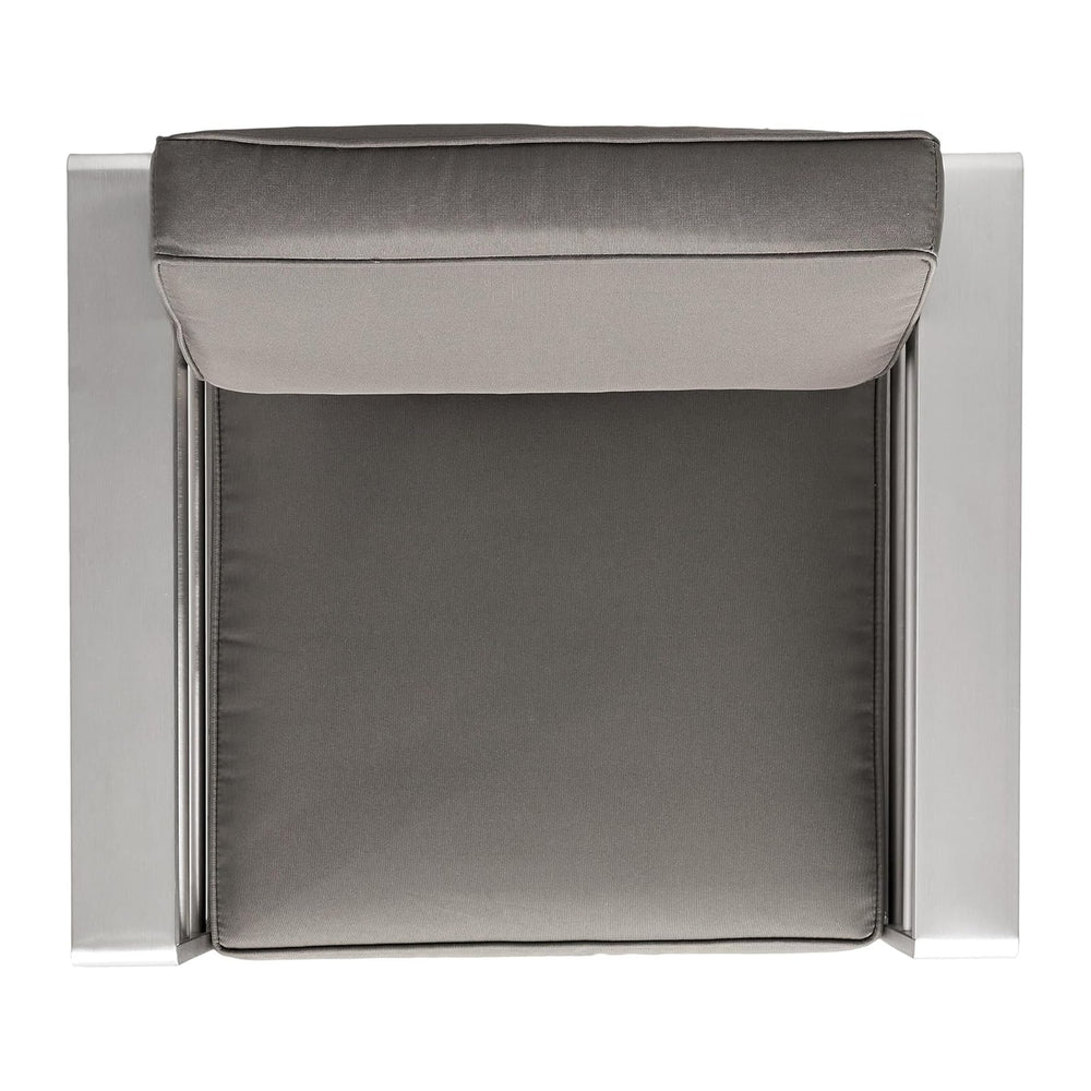 Christopher Knight Home Cape Coral Outdoor Aluminum Club Chairs with Side Tab...
