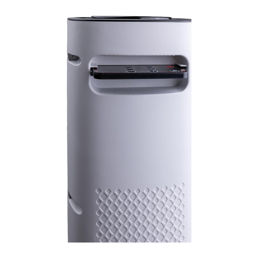 Comfort Zone 25" Oscillating Tower Heater with 3D Flame Effect