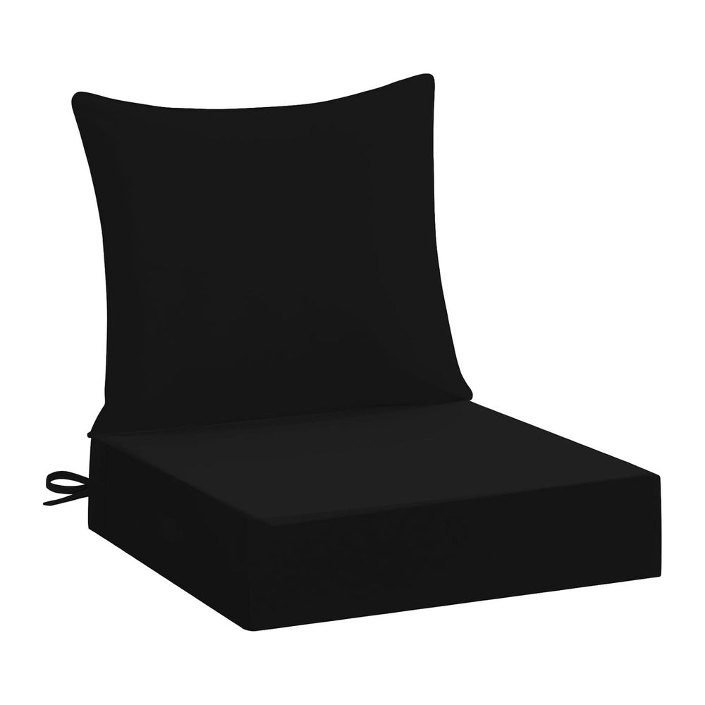 downluxe 24x24 Outdoor Chair Cushions, Waterproof Fade Resistant Patio Furnit...