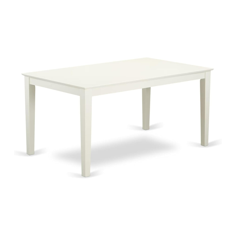 East West Furniture CAT-LWH-S Capri Dining Table - a Rectangle Wooden Table T...