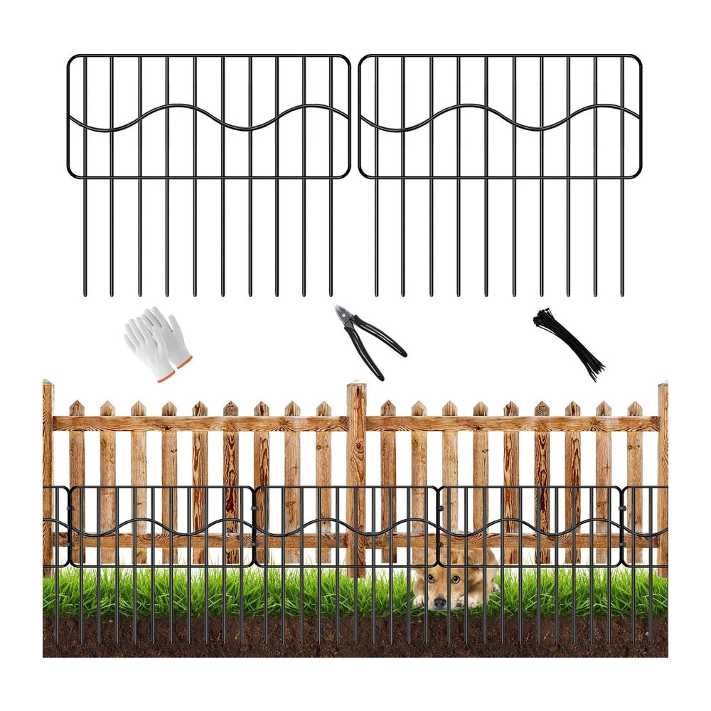 Eibikdi 40ft x 13in(H) Garden Animal Barrier Fence, 28 Panels