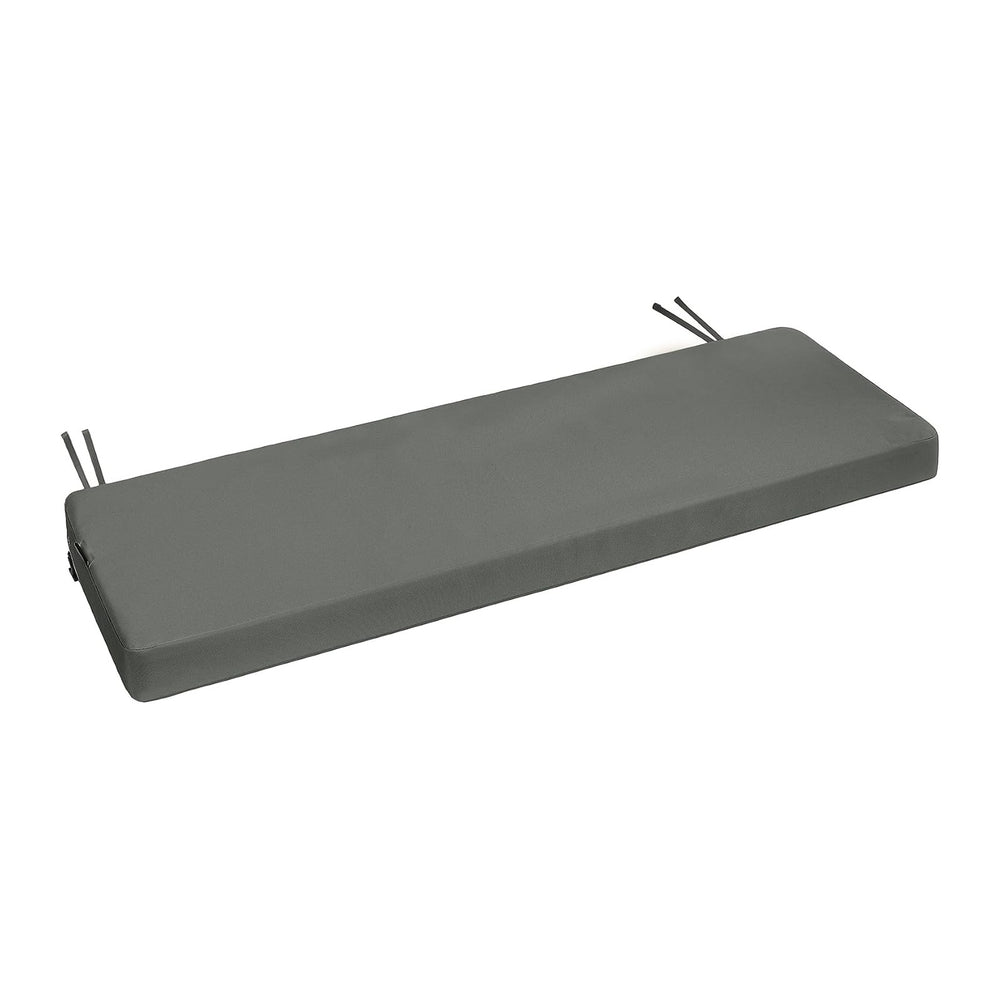 Favoyard Waterproof Outdoor Bench Cushion Dark Grey 59 x 16 Inch