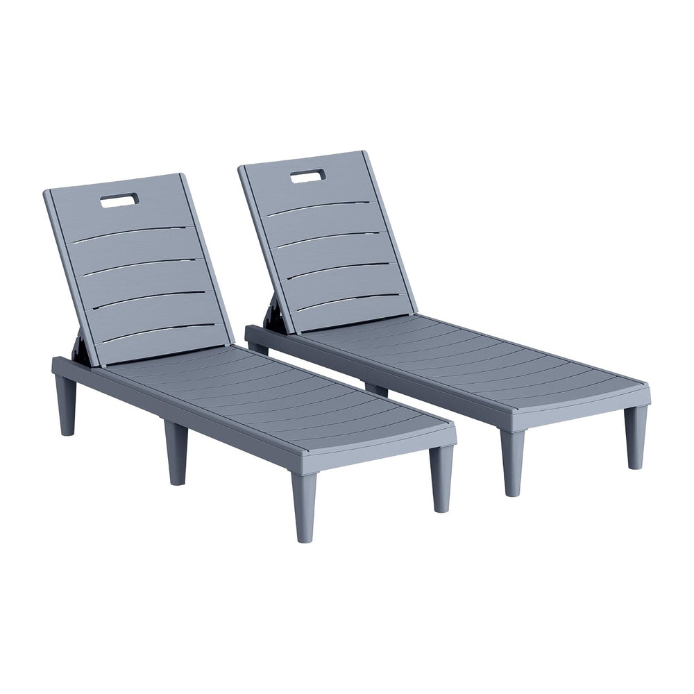 Homall Patio Chaise Lounge Chairs Set of 2, Outdoor Lightweight Lounge Chairs...